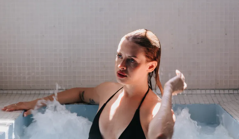 Idromassaggio con getti nell'Area Acqua della Spa